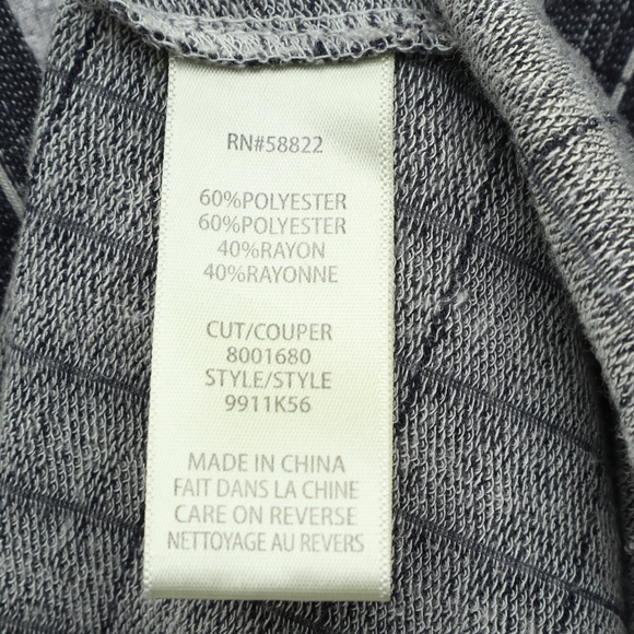 Max Studio Short Sleeve Pinstripe Midi Dress w/Pockets Women S Blue/White - Picture 8 of 13